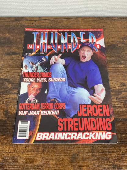(1998) Thundermagazine 26 (With Rotterdam Terror Corps & Promo File 001 Double-Sided Poster!)