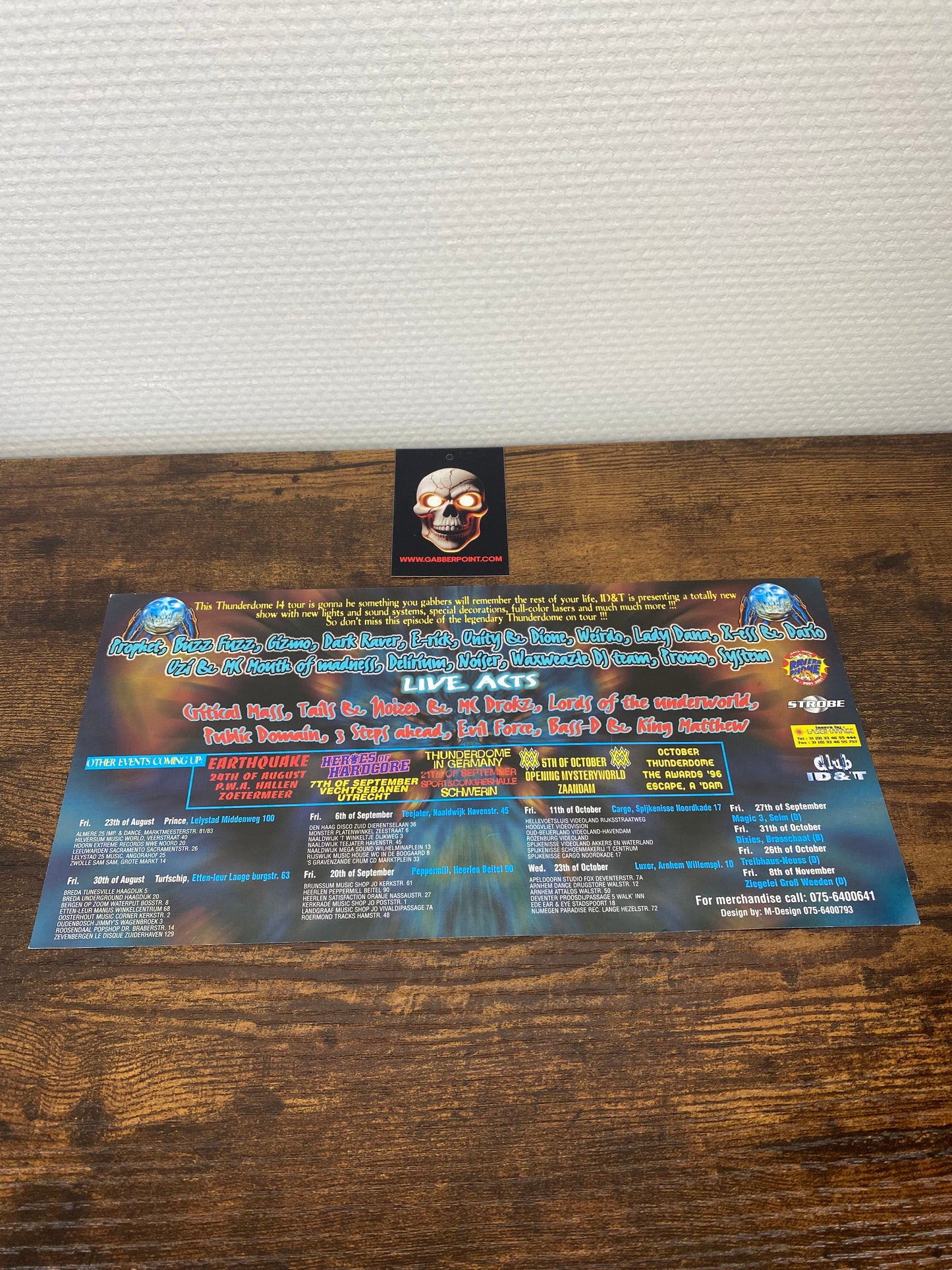 Thunderdome XIV On Tour (1996) - Flyer