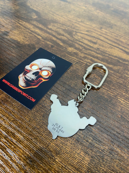 ID&T Thunderdome 90s keychain