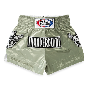 (2026) Thunderdome x Fairtex Green Muay Thai Shorts - Size M