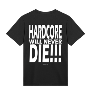 GABBERPOINT - T-SHIRT ARTWORK NERA *L'HARDCORE NON MORIRÀ MAI!!!*