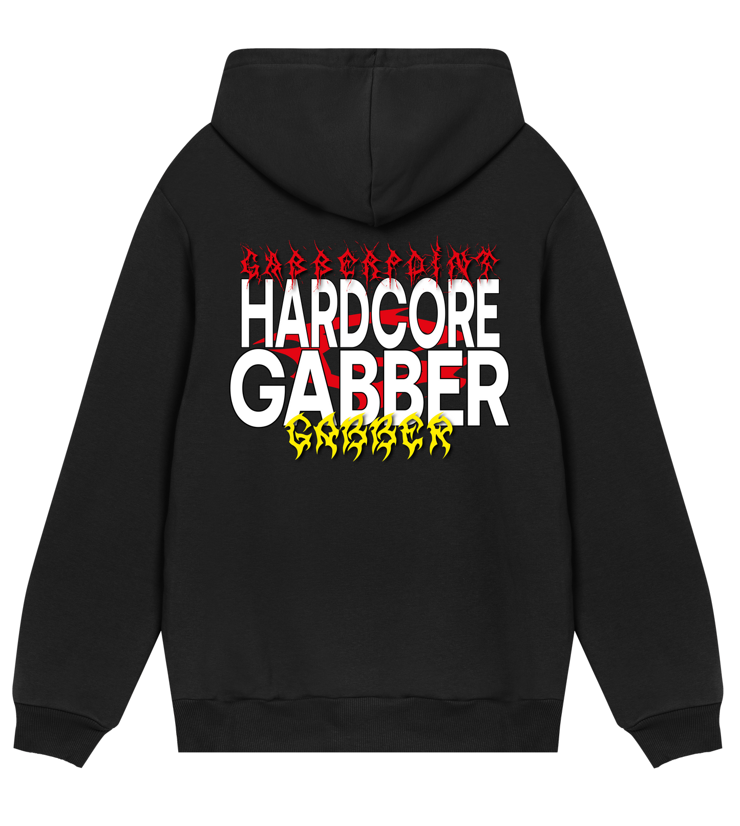 GABBERPOINT - FELPA CON CAPPUCCIO HARDCORE GABBER