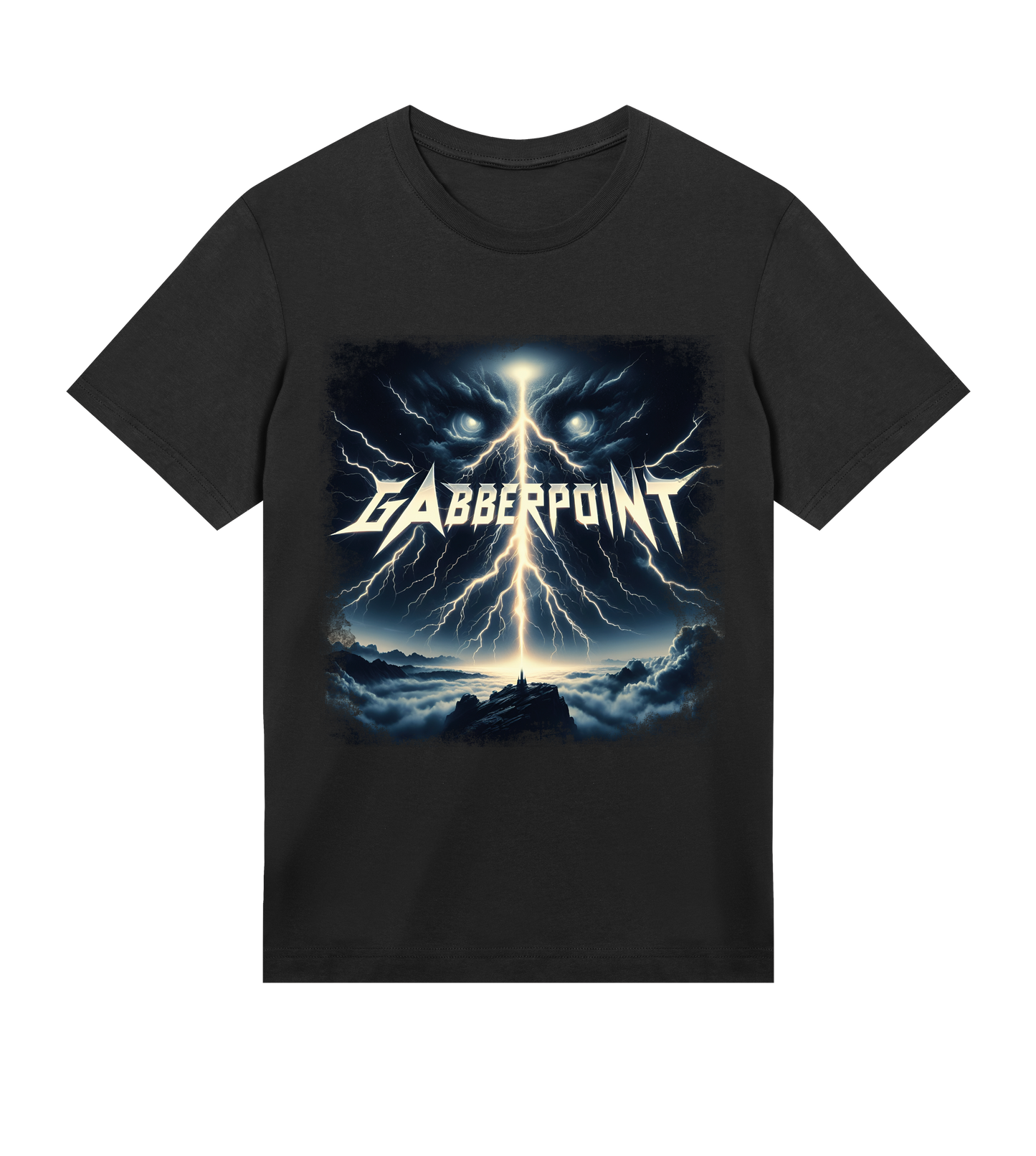 GABBERPOINT - ARTWORK T-SHIRT BLACK *HARDCORE WILL NEVER DIE!!!*