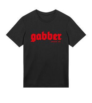 GABBERPOINT - T-SHIRT ESSENZIALE GABBER (ROSSO)