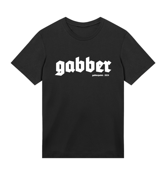 GABBERPOINT - T-SHIRT ESSENZIALE GABBER (BIANCO)