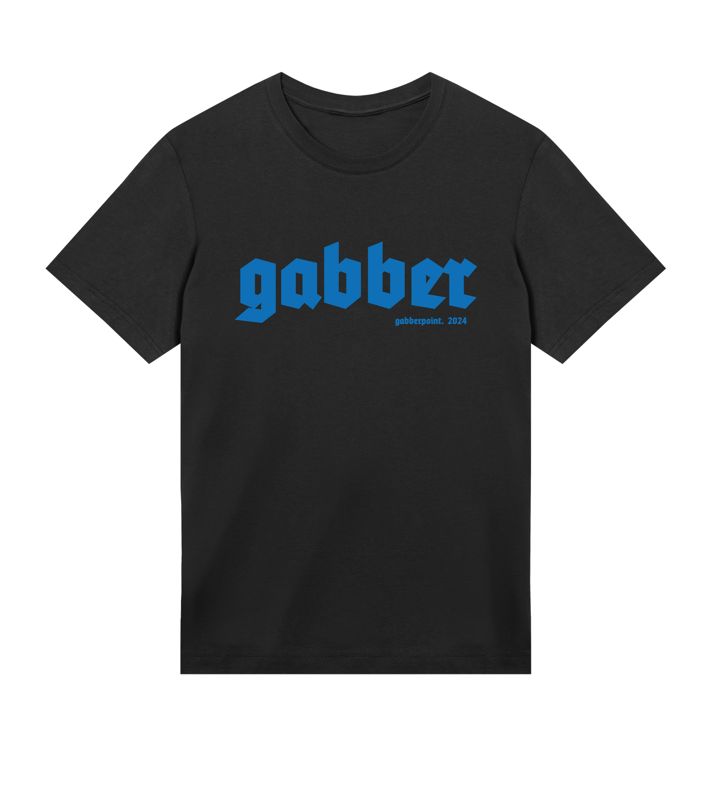 GABBERPOINT - T-SHIRT ESSENZIALE GABBER (BLU)