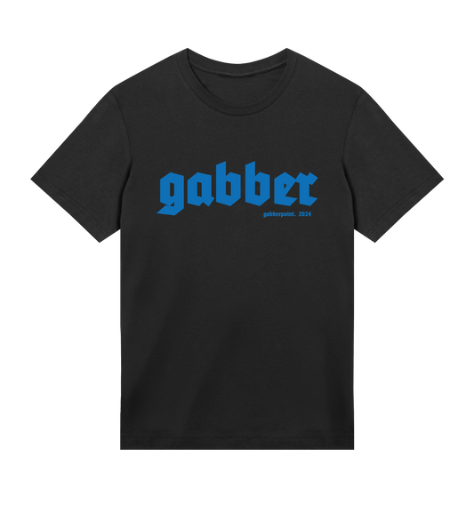 GABBERPOINT - T-SHIRT ESSENZIALE GABBER (BLU)