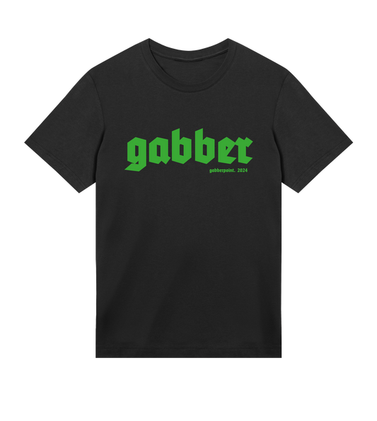 GABBERPOINT - T-SHIRT ESSENZIALE GABBER (VERDE)