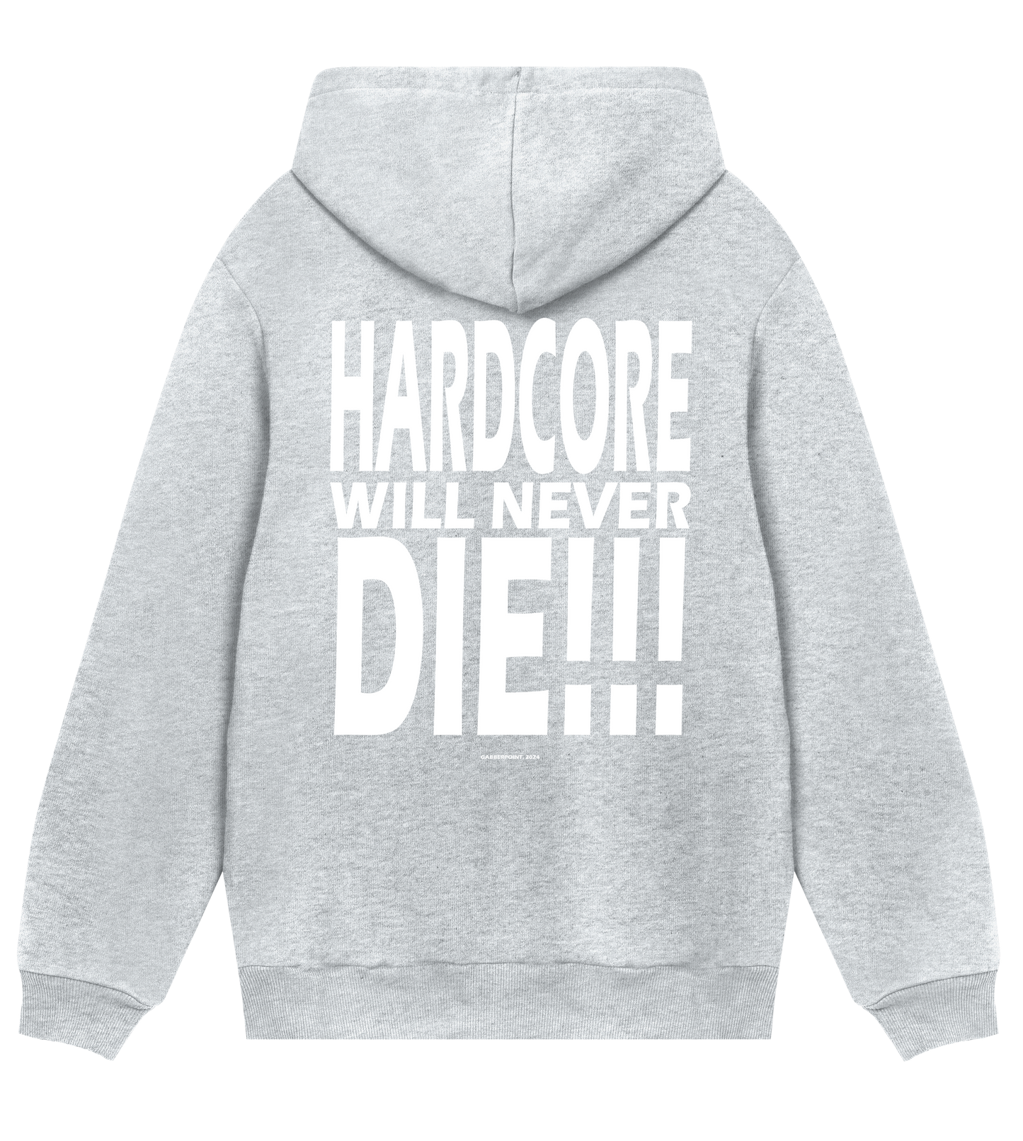 GABBERPOINT - HARDCORE NON MORIRÀ MAI!!! FELPA CON CAPPUCCIO
