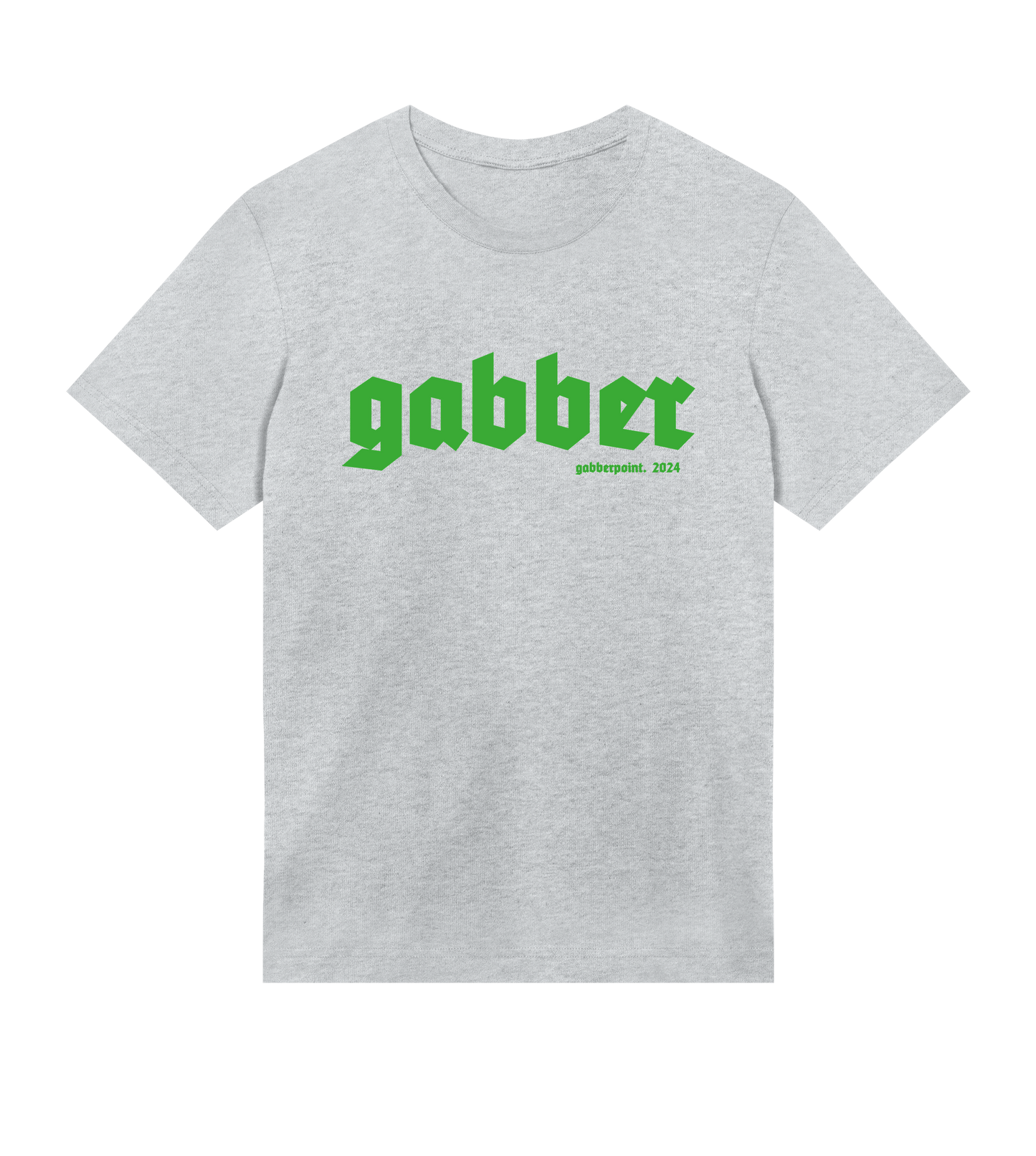 GABBERPOINT - T-SHIRT ESSENZIALE GABBER (VERDE)