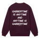 GABBERPOINT - GABBERTIME È LA FELPA QUALSIASI MOMENTO