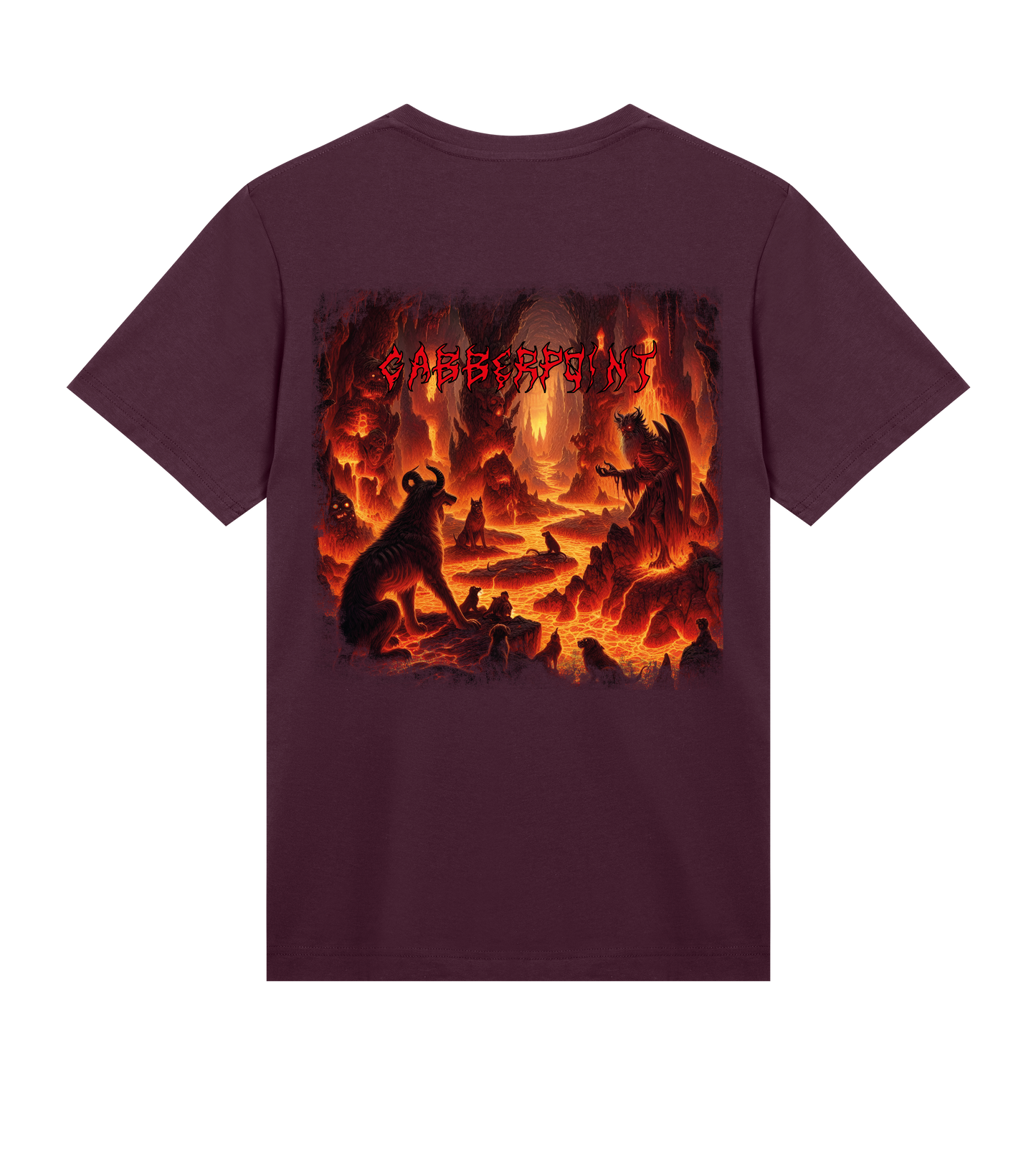 GABBERPOINT - T-SHIRT CON OPERE D'ARTE INFERNO
