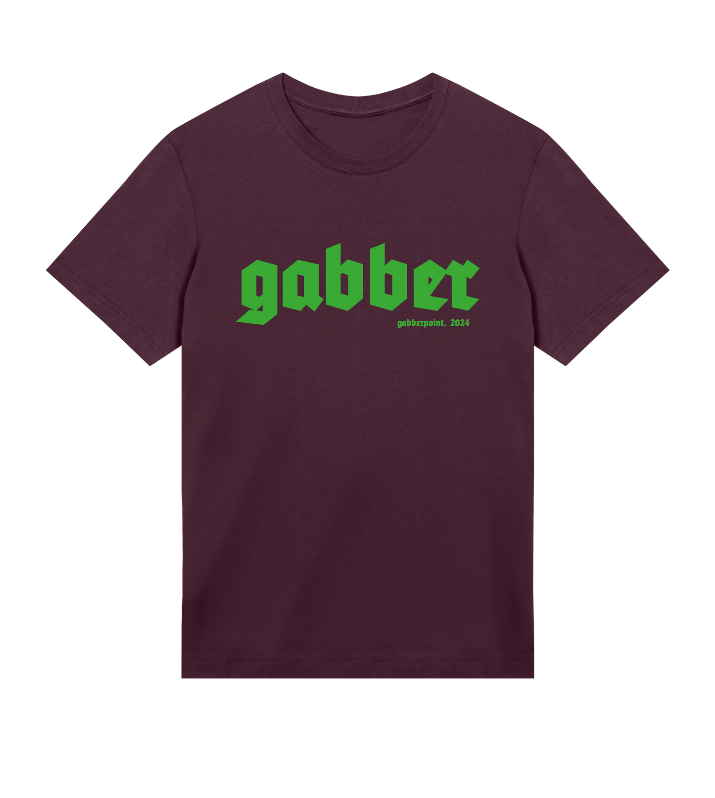 GABBERPOINT - T-SHIRT ESSENZIALE GABBER (VERDE)