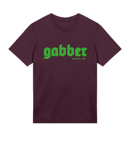 GABBERPOINT - T-SHIRT ESSENZIALE GABBER (VERDE)