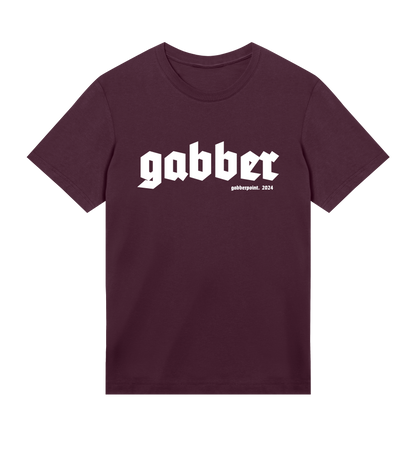 GABBERPOINT - T-SHIRT ESSENZIALE GABBER (BIANCO)