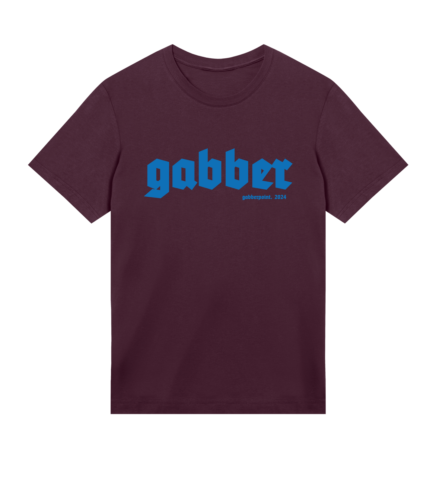 GABBERPOINT - T-SHIRT ESSENZIALE GABBER (BLU)