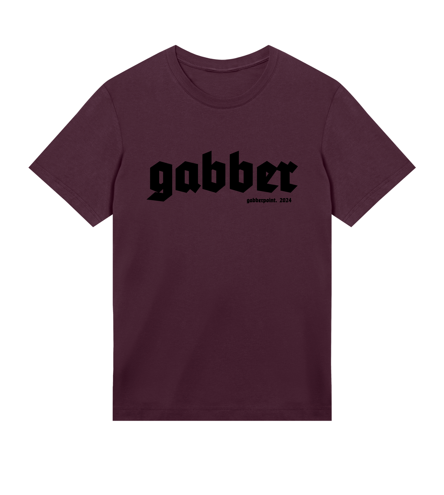 GABBERPOINT - T-SHIRT ESSENZIALE GABBER (NERO)