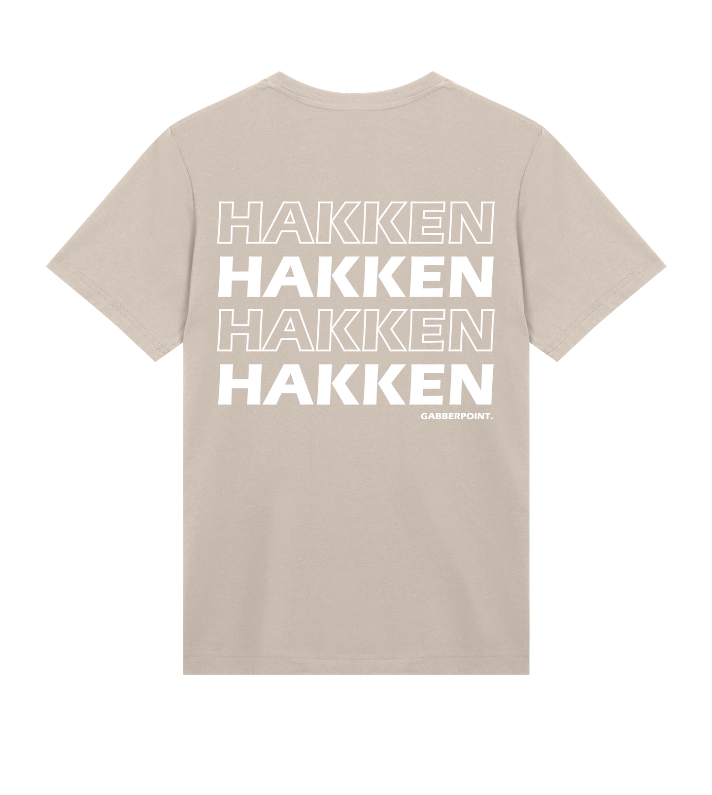 GABBERPOINT - T-SHIRT ESSENZIALE HAKKEN