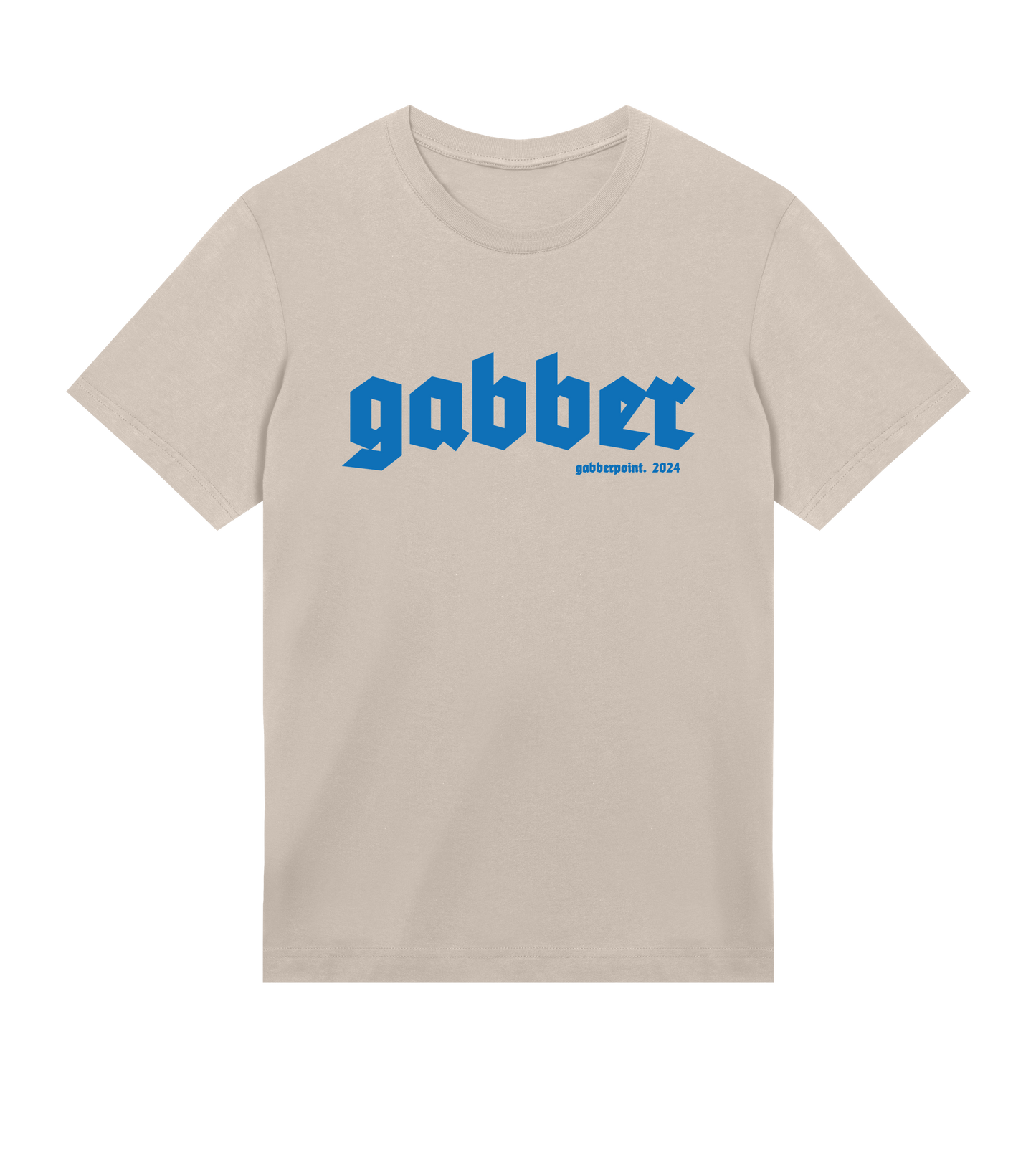 GABBERPOINT - T-SHIRT ESSENZIALE GABBER (BLU)