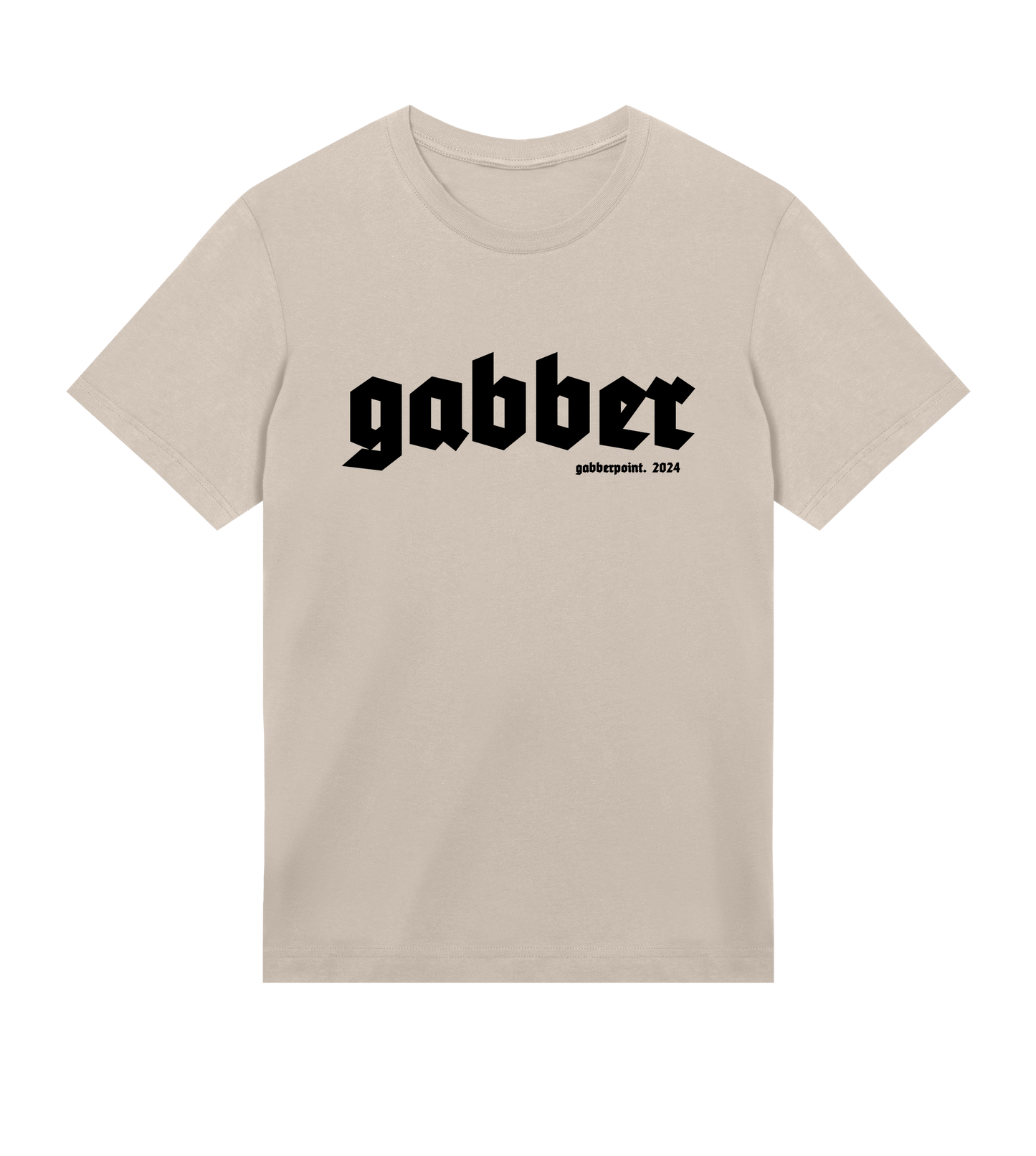 GABBERPOINT - T-SHIRT ESSENZIALE GABBER (NERO)