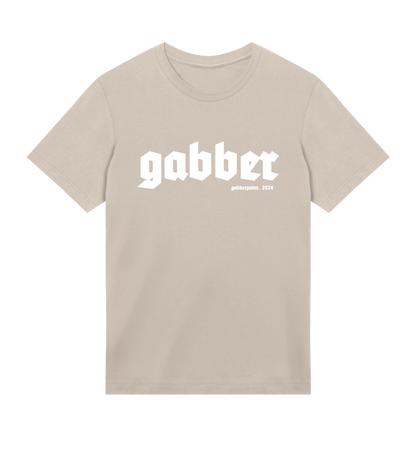GABBERPOINT - T-SHIRT ESSENZIALE GABBER (BIANCO)