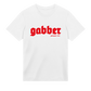 GABBERPOINT - T-SHIRT ESSENZIALE GABBER (ROSSO)