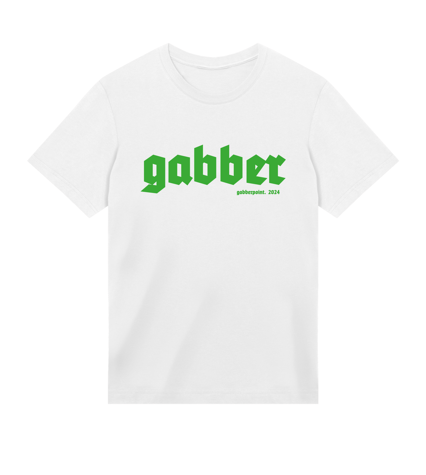 GABBERPOINT - T-SHIRT ESSENZIALE GABBER (VERDE)