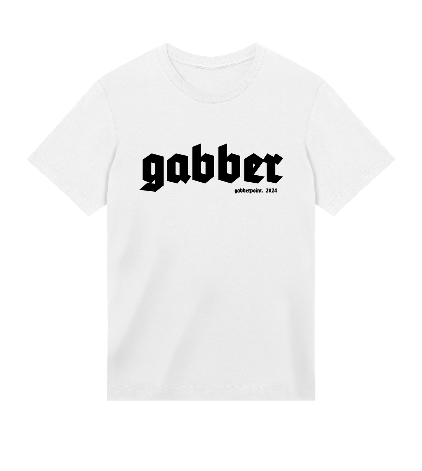 GABBERPOINT - T-SHIRT ESSENZIALE GABBER (NERO)