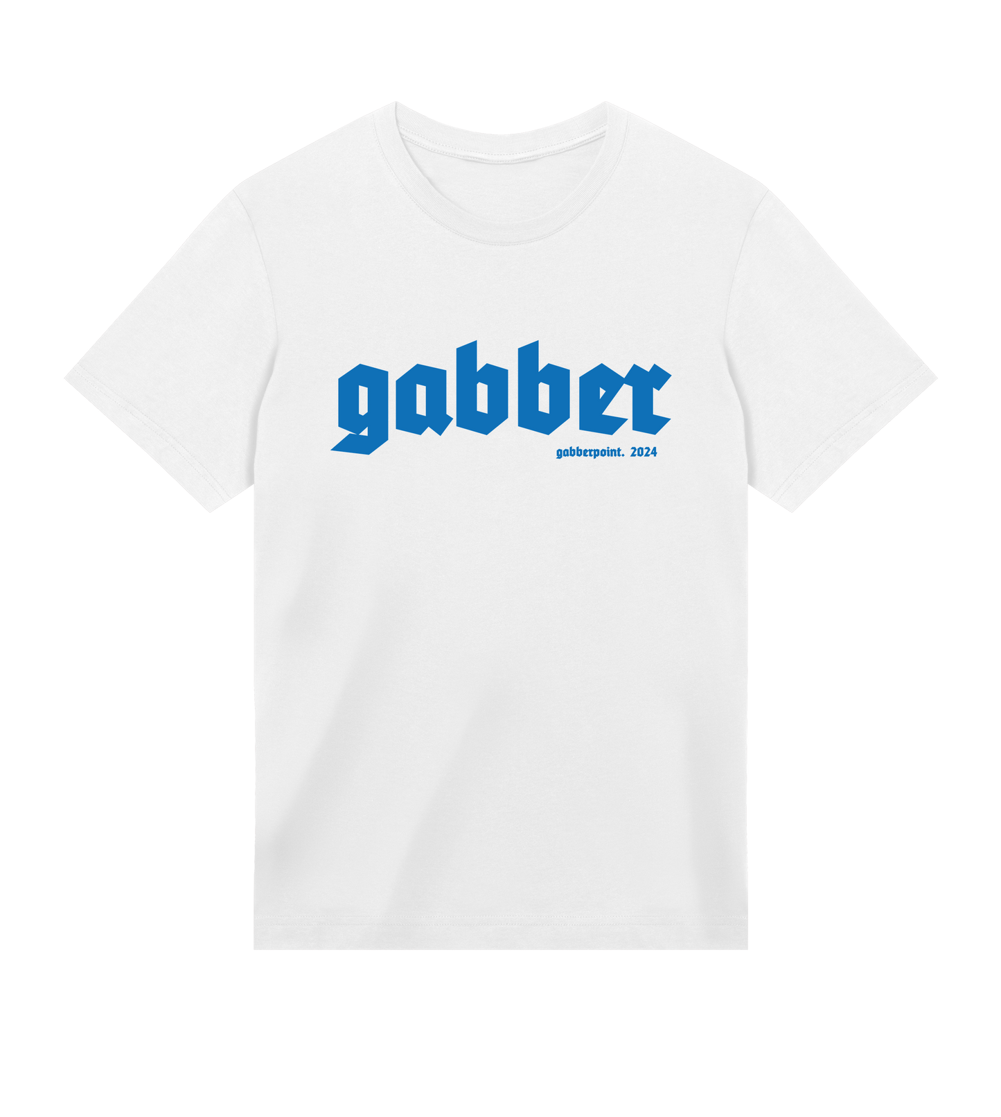 GABBERPOINT - T-SHIRT ESSENZIALE GABBER (BLU)